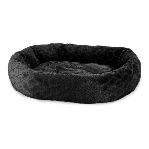 Ethical Pet Sleep Zone Diamond Cut Lounger 27 in Black