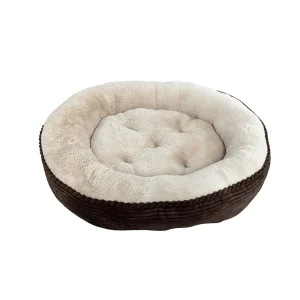 Ethical Pet Sleep Zone Luxe Round Rib Corduroy 31? Chocolate