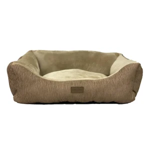 Ethical Pet Sleep Zone Wood Grain Stepin 26 in Taupe