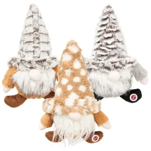 Ethical Pet Woodsy Gnome Plush Dog Toy - Assorted, 12 ct