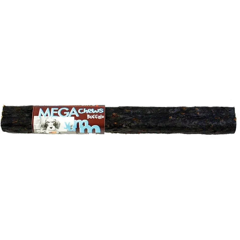 Etta Says! Buffalo rawhide chew sticks 3 in - Natural dog treat, 18 ct display