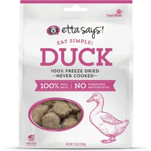 Etta Says! Eat Simple 100% Freeze-Dried Duck Dog Treats 2.5 oz