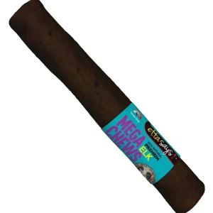 Etta Says! Elk rawhide chew sticks 10 in - Natural dog treat, 18 ct