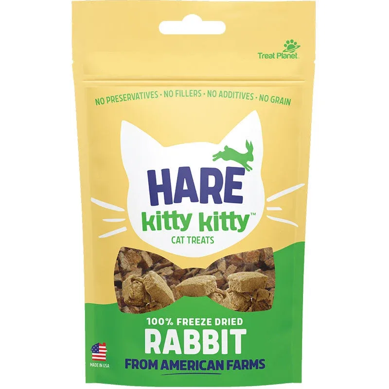 Etta Says! Kitty Kitty 100% Freeze-Dried Cat Treat Rabbit, 0.9 oz