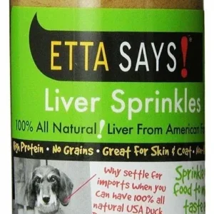 Etta Says! Liver Sprinkles 100% All Natural Dog Food Topper 3.0 oz