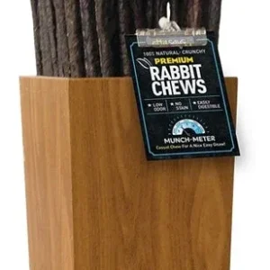 Etta Says! Rabbit rawhide chew sticks 3 in - Natural dog treat, 18 ct display