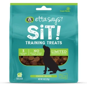 Etta Says! Sit! Training Dog Treats Cheese, 6 oz