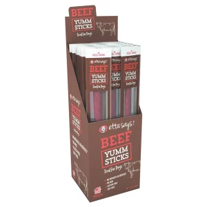 Etta Says! Yumm Sticks Dog Treats Beef 24 ct