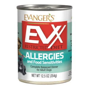 Evanger's EVx Restricted Diet Allergies and Food Sensitivities Wet Dog Food 12.5 oz