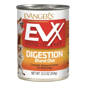 Evanger's EVx Restricted Diet Digestion Bland Diet Wet Dog Food 12.5 oz