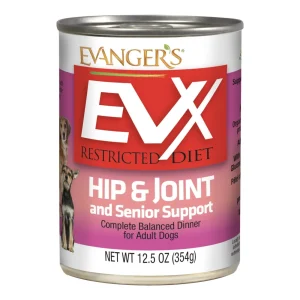 Evanger's EVx Restricted Diet Hip & Joint and Senior Support Wet Dog Food 12.5 oz