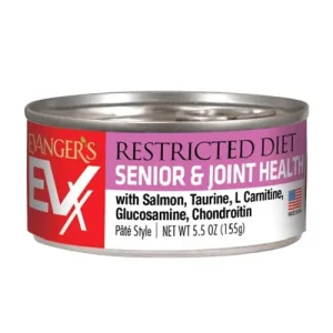 Evanger's EVx Restricted Diet Senior & Joint Health Wet Cat Food Salmon 5.5 oz