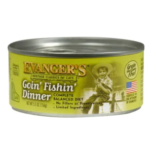Evanger's Heritage Classic Goin' Fishin' Dinner Wet Cat Food - Salmon, 5.5 oz, 24 ct