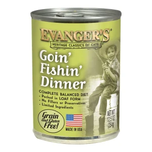 Evanger's Heritage Classic Wet Cat Food Goin' Fishin' 12.8 oz 12 ct