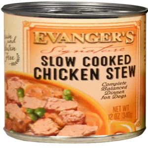 Evanger's Signature Series Wet Dog Food Slow Cooked Chicken Stew, 12 oz each, Case of 12