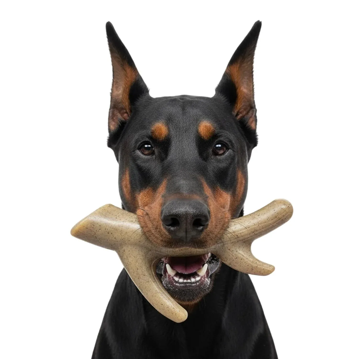 Ever Antler Nylon Chew Bone | Elk Antler Shaped Dog Toy for Aggressive Chewers - Image 2