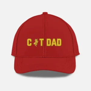 EverythingBoho Cat Dad Sports Cap