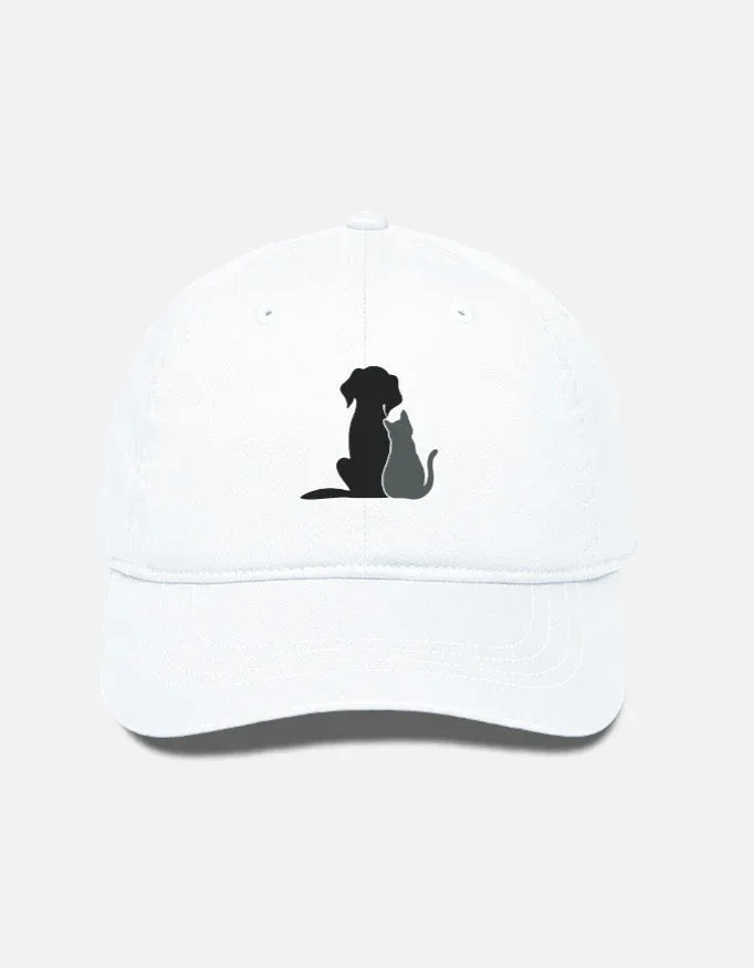 EverythingBoho Cat & Dog Friendship BaseBall Cap