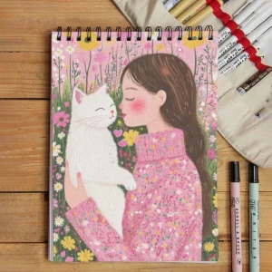 EverythingBoho Cat Mom Sketchbook