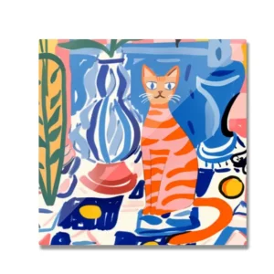 EverythingBoho The House Cat Fridge Magnet