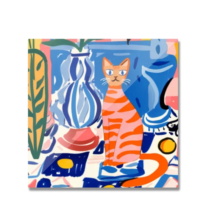 EverythingBoho The House Cat Fridge Magnet