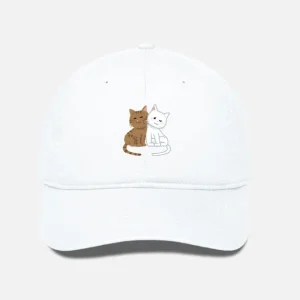 EverythingBoho Two Cats BaseBall Cap