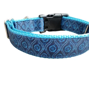 Evil Eye Nylon Dog Collar