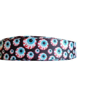 Eyeballs Nylon Dog Collar, Leash