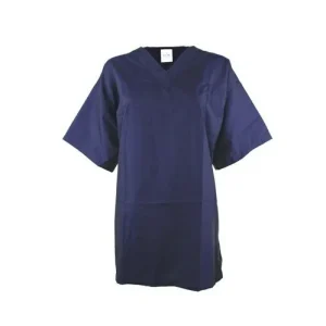 EZ Care V-Neck Grooming Top, Navy Blue