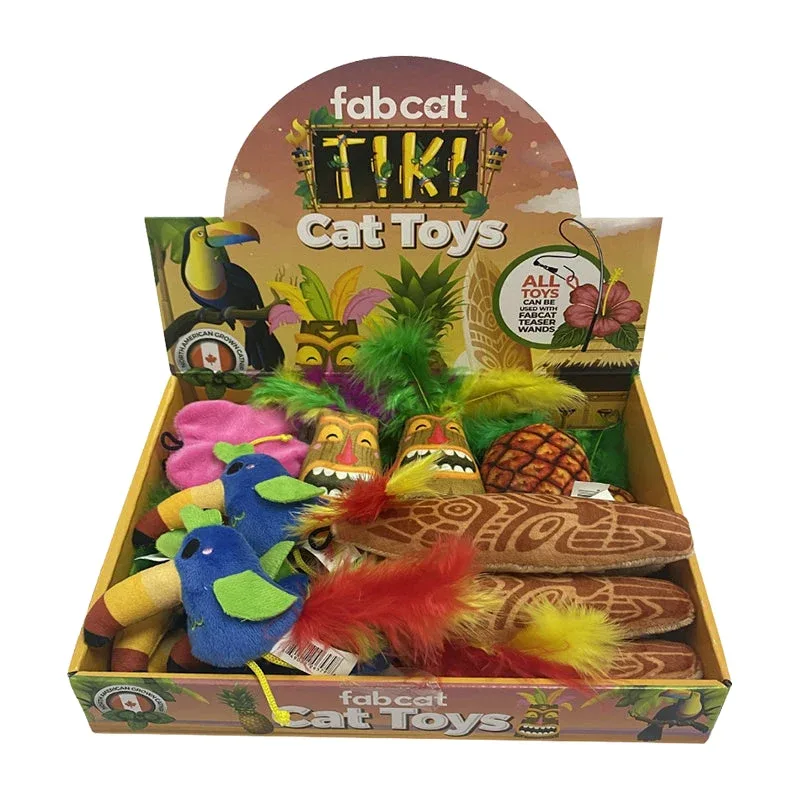Fabcat Tiki 25 ct Display