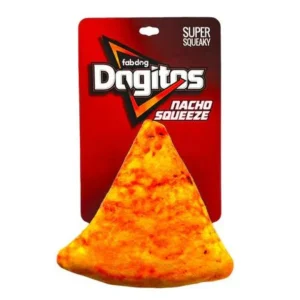 FabDog Dogito Burrito Dog Toy - Stuffing-Free Squeaky Plush