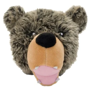FabDog Faball Grizzly Bear Dog Toy - Small