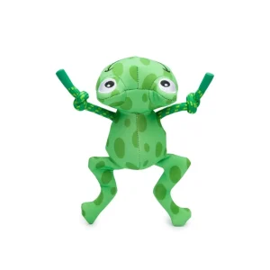 FabDog Floatie Frog Dog Toy