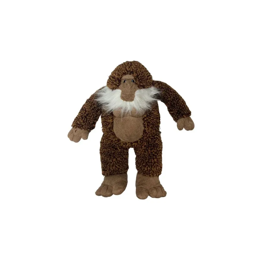 FabDog Fluffy Bigfoot Dog Toy - Large Plush with Grunting Squeaker - Image 2