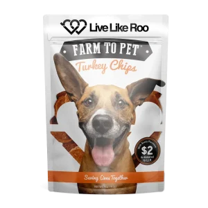Farm To Pet Live Like Roo Turkey Chips (4oz)