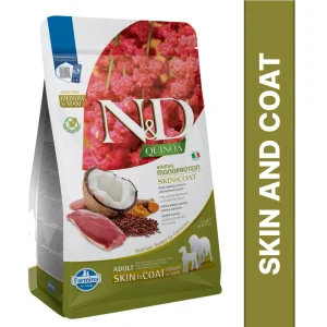 Farmina N&D Quinoa Duck Coconut & Turmeric Skin & Coat Grain Free Adult Medium & Maxi Dog Dry Food