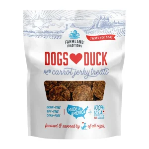 Farmland Traditions Dogs Love Duck and Carrot Dog Treats 40 oz