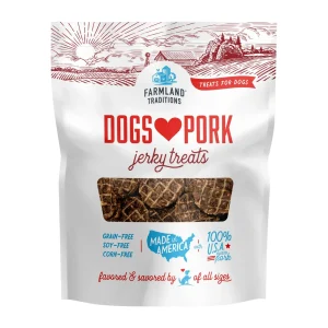 Farmland Traditions Dogs Love Pork Jerky Dog Treats 5 oz