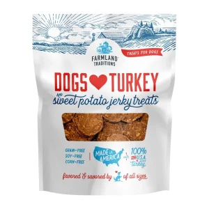 Farmland Traditions Dogs Love Turkey and Sweet Potato Dog Treats 6 oz