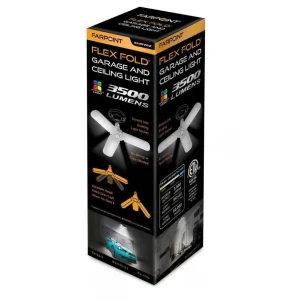 Farpoint Flex Fold Garage & Ceiling Light 3,500 Lumens
