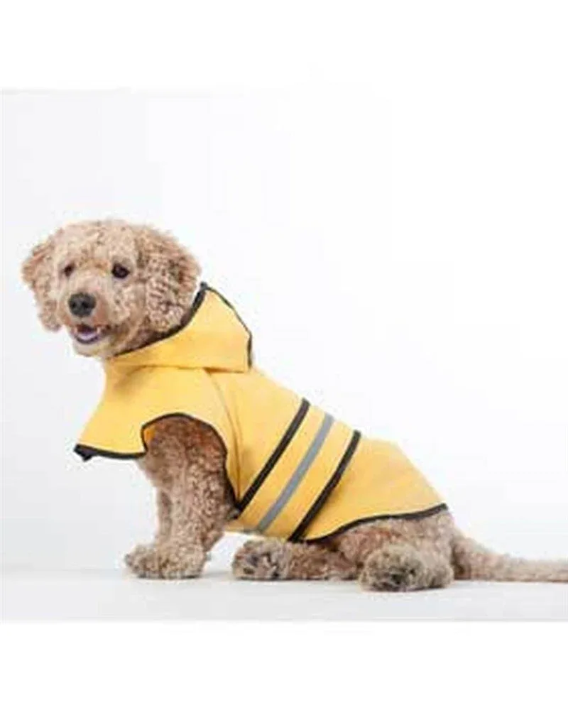 Fashion Pet Rainy Day Slicker for Dogs - Yellow, X-Large