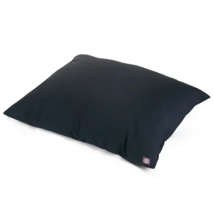 FastFurnishings Black Pet Bed for Large Dogs - 35 x 46 in Machine Washable USA Made