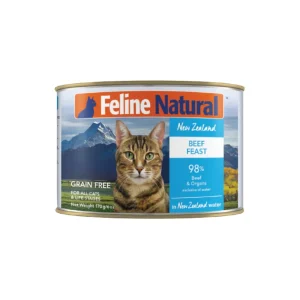 Feline Natural Canned Beef Feast 6 oz. 12 ct