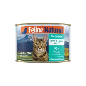 Feline Natural Canned Beef & Hoki 6 oz. 12 ct