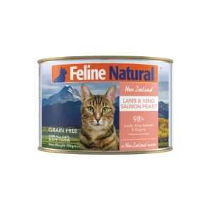 Feline Natural Canned Lamb & Salmon 6 oz. 12 ct