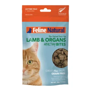 Feline Natural Cat Freeze-Dried Healthy Bites Lamb 1.76 oz