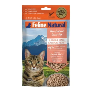 Feline Natural Cat Freeze-Dried Lamb & Salmon Topper 3.5 oz