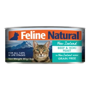 Feline Natural Cat Grain-Free Beef & Hoki 3 oz