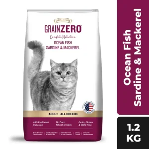 FG - Signature Grain Zero Ocean Fish, Sardine and Mackerel Adult Cat Dry Food
