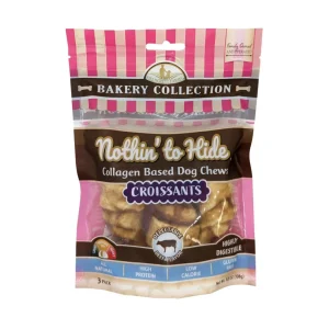Fieldcrest Farms Nothin' To Hide Bakery Collection Dog Treat Croissant, Beef, 3 in, 3 ct